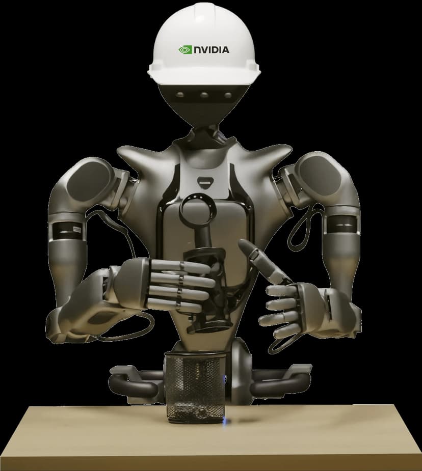 Humanoid robot illustration